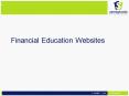 Financial Education Websites PowerPoint PPT Presentation