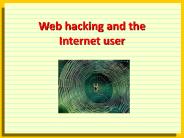 Web hacking and the Internet user