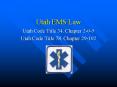 Utah EMS Law PowerPoint PPT Presentation