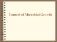 Control of Microbial Growth PowerPoint PPT Presentation