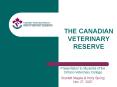 THE CANADIAN VETERINARY PowerPoint PPT Presentation