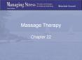 Massage Therapy PowerPoint PPT Presentation