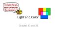 Light and Color PowerPoint PPT Presentation