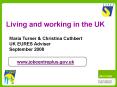 Living and working in the UK PowerPoint PPT Presentation