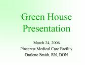 Green House Presentation