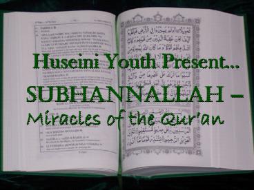 Huseini Youth Present