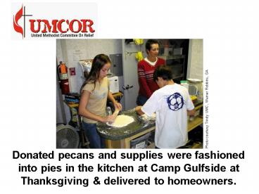 Photo courtesy Trinity UMC, Warner Robbins, GA