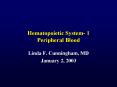 Hematopoietic System 1 Peripheral Blood PowerPoint PPT Presentation