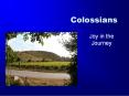 Colossians PowerPoint PPT Presentation