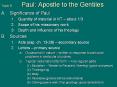 Topic 8      Paul: Apostle to the Gentiles PowerPoint PPT Presentation