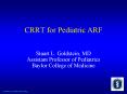 CRRT for Pediatric ARF PowerPoint PPT Presentation
