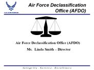 Air Force Declassification Office (AFDO)