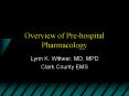 Overview of Prehospital Pharmacology PowerPoint PPT Presentation