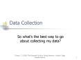 Data Collection PowerPoint PPT Presentation