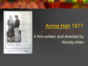 Annie Hall 1977