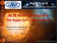 NLTE Model Atmospheres for SuperSoft Xray Sources