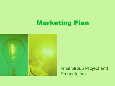 Marketing Plan