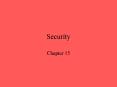 Security PowerPoint PPT Presentation
