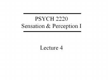 PSYCH 2220