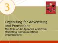Organizing for Advertising and Promotion: The Role of Ad Agencies and Other Marketing Communications PowerPoint PPT Presentation