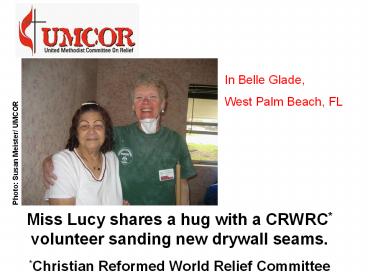 Photo: Susan Meister UMCOR