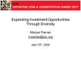 Expanding Investment Opportunities Through Diversity PowerPoint PPT Presentation