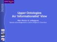 Upper Ontologies An Informationalist View PowerPoint PPT Presentation