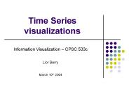 Time Series visualizations