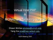 Virtual Host PMP