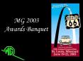 MG 2003 Awards Banquet PowerPoint PPT Presentation