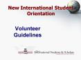 New International Student Orientation PowerPoint PPT Presentation