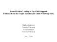 Unwed Fathers Ability to Pay Child Support: Evidence from the Fragile Families and Child Wellbeing S PowerPoint PPT Presentation