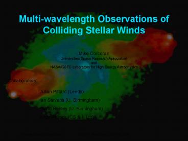 Multiwavelength Observations of Colliding Stellar Winds