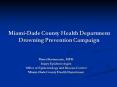 MiamiDade County Health Department Drowning Prevention Campaign PowerPoint PPT Presentation