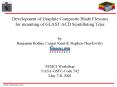 Development of Graphite Composite Blade Flexures for mounting of GLAST ACD Scintillating Tiles by Be PowerPoint PPT Presentation