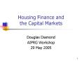 Housing Finance and the Capital Markets PowerPoint PPT Presentation