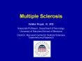 Multiple Sclerosis PowerPoint PPT Presentation