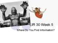 LIR 30 Week 5 PowerPoint PPT Presentation