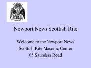 Newport News Scottish Rite