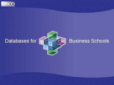 EBSCO Information Services