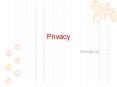 Privacy PowerPoint PPT Presentation