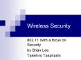 Wireless Security PowerPoint PPT Presentation