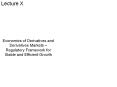 Economics of Derivatives and Derivatives Markets  PowerPoint PPT Presentation