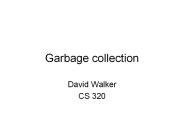 Garbage collection