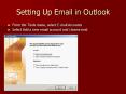 Setting Up Email in Outlook PowerPoint PPT Presentation