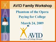 AVID Family Workshop