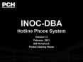 INOCDBA Hotline Phone System PowerPoint PPT Presentation