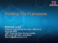 Hacking The Framework PowerPoint PPT Presentation