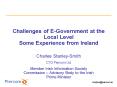 Challenges of EGovernment at the Local Level Some Experience from Ireland PowerPoint PPT Presentation