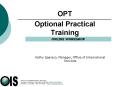 OPT PowerPoint PPT Presentation